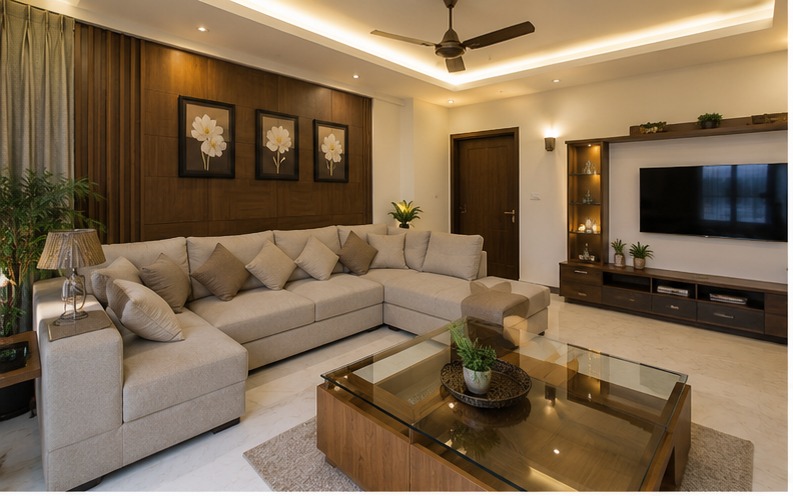Illustrative living room furniture concept